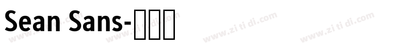 Sean Sans字体转换 Sean Sans字体转换
